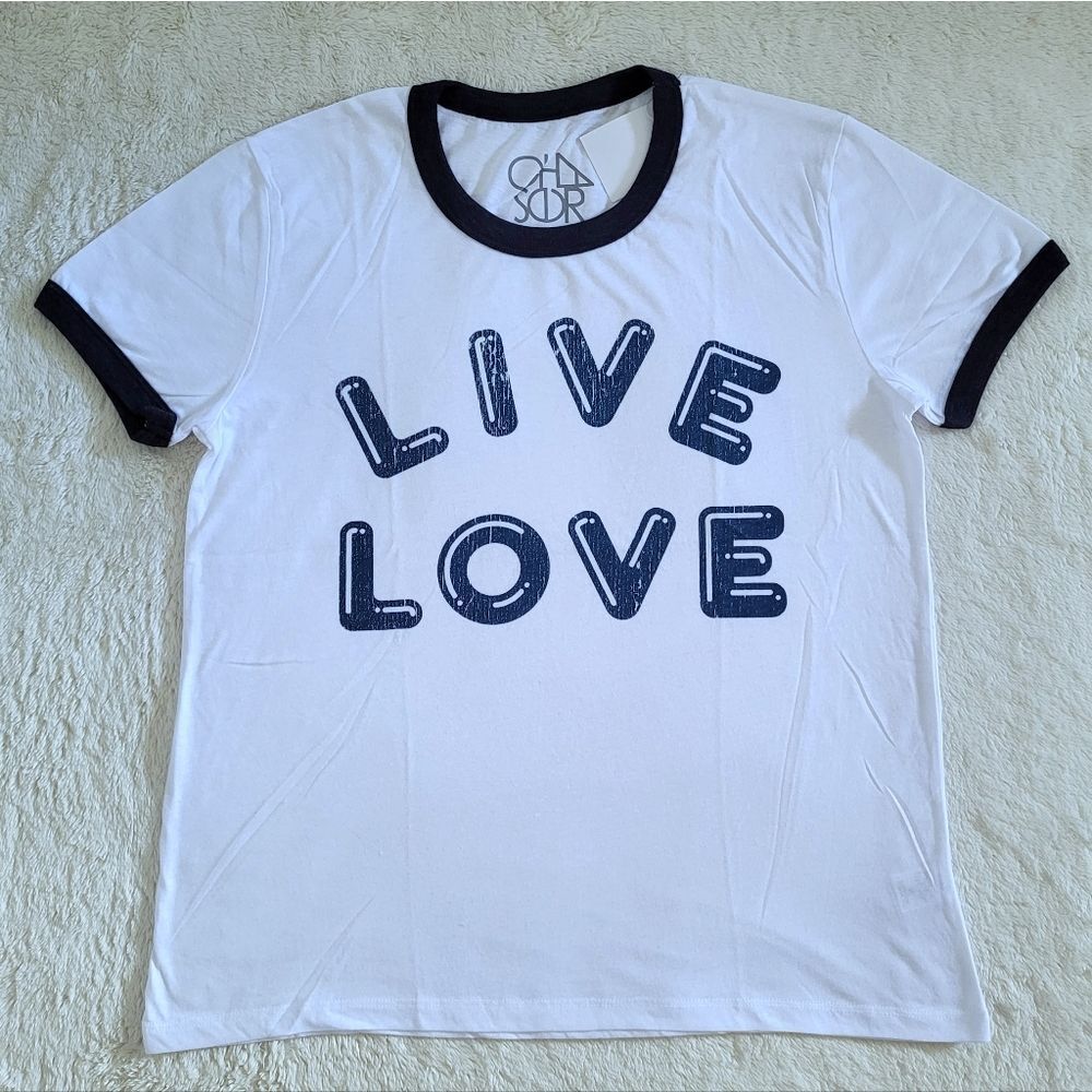 Chaser "LIVE LOVE"❤️ Graphic Tee👕 - NWT